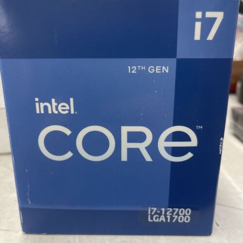 Intel Core I7-12700 Processor 25 Mb Smart Cache Box