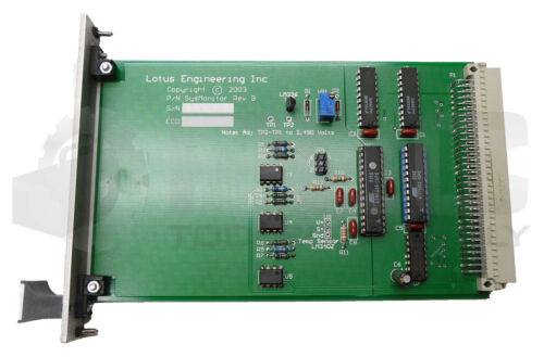 Lotus Engineering Sysmonitor Rev B System Monitor Board