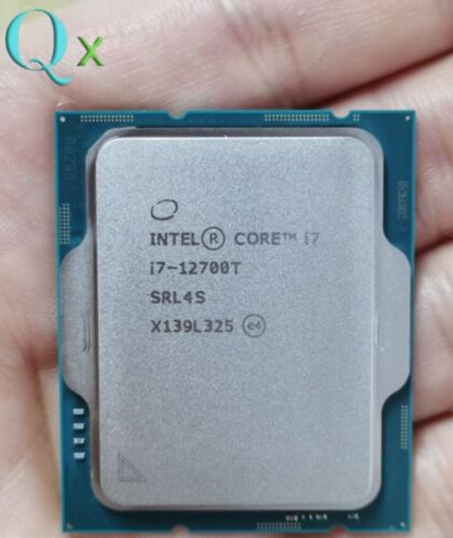 12Th Gen Intel Core I7-12700T Qs Lga-1700 Cpu Processor 4.7Ghz 12 Core 20 Thread