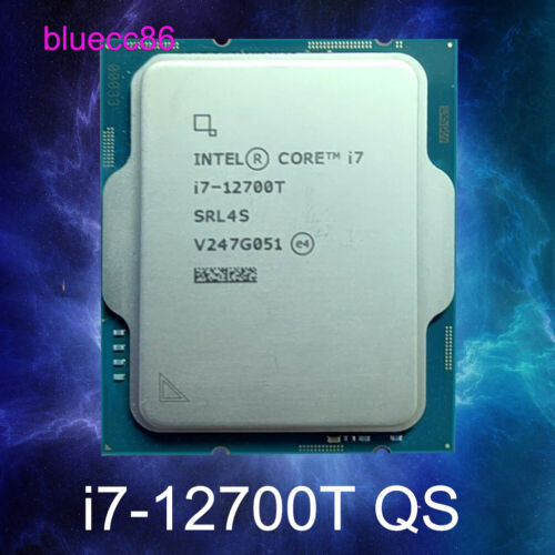 CPU Intel Core i7-12700 ES QXQ4 12C(8+4) Intel Core i7-12700 ES QXQ4 12C 8P+4E 20T TB 4.0GHz LGA1700