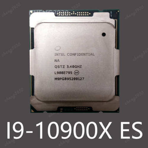 Intel Core I9-10900X Es 10 Cores 20 Threads 3.70Ghz 19.25Mb Cpu Processor