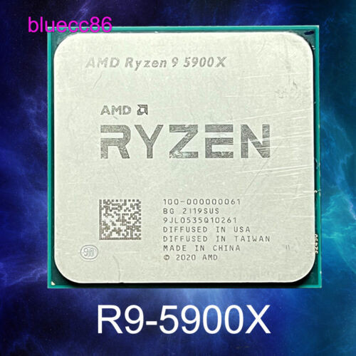 Amd Ryzen 9 5900X Am4 Cpu Processor 3.7Ghz 12Core 24Thr 105W Desktop R9-5900X
