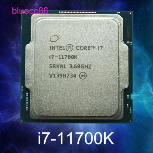 Intel Core I7-11700K Lga 1200 Cpu Processor 8-Core 3.6 Ghz 125W Desktop
