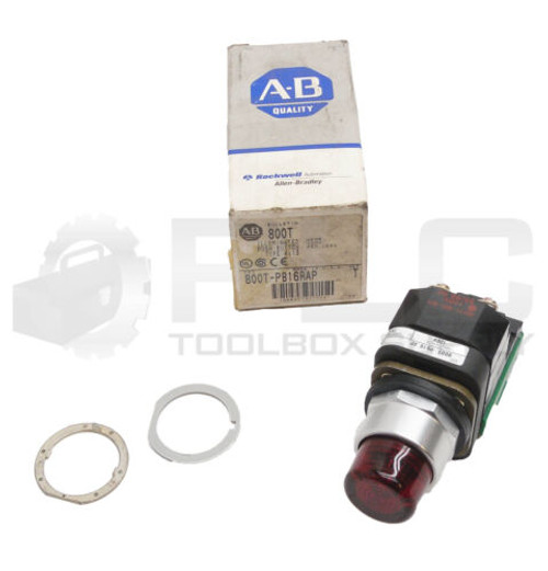 New Allen Bradley 800T-Pb16Rap /T W/ 800T-Xap /F W/ 40171-002-01 800T-Pb16 Ap