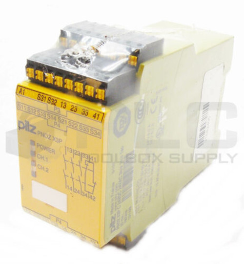 New Sealed Pilz Pilz Pnoz X3P 24Vdc 24Vac 3N/O 1N/C 1So Safety Relay 787310