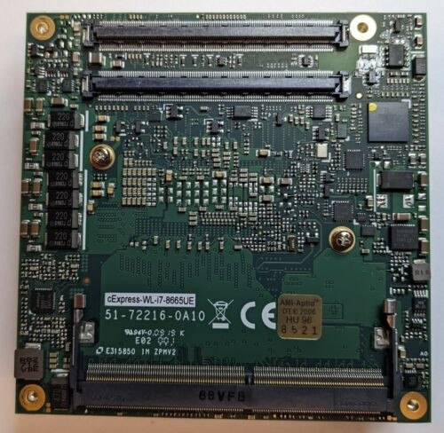 New Adlink Come Module Type 6 Cexpress-Wl-I7-8665Ue Intel 8Th Gen W/ 32Gb Ddr4