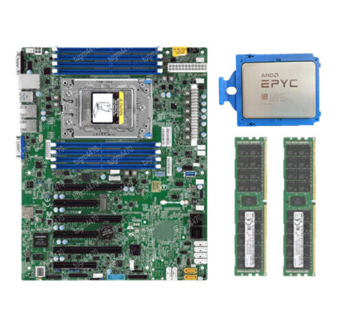 Amd Epyc 7261+Supermicro H11Ssl-I +232G 2Rx4 2133 Ecc Ddr4+Snk-P0062P 1U Cooler