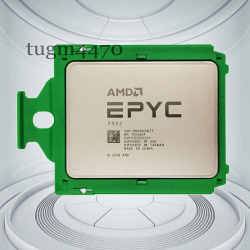 Amd Epyc 7352 Roman Cpu Processor 24 Cores 48 Threads 2.3Ghz Up To 3.2Ghz 155W