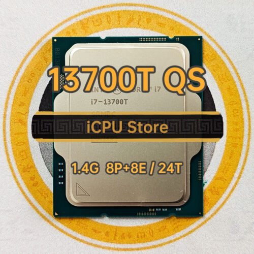 Intel Core I7-13700T Qs 1.4Ghz 8P+8E 16Cores 24Threads 30Mb Lga1700 Cpu