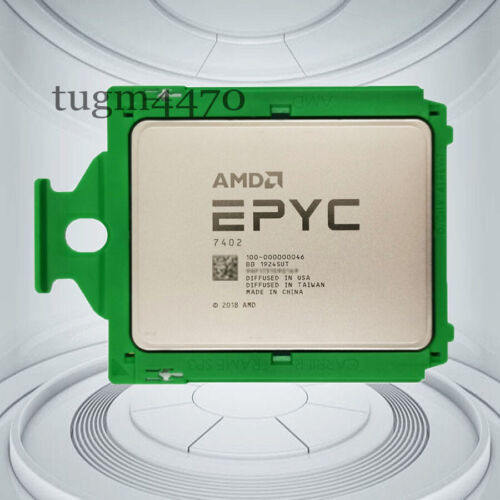 Amd Epyc 7402 Roman Cpu Processor 24 Cores 48 Threads 2.8Ghz Up To 3.35Ghz