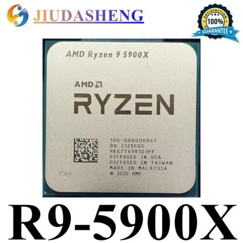 Amd Ryzen 9 5900X 3.7-4.8Ghz 12Core 24Thr 105W Socket Am4 R9-5900X Cpu Processor