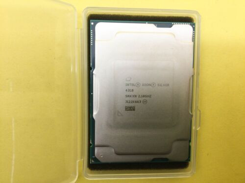 Srkxn Intel Xeon Silver 4310 12 Core 2.10Ghz 18Mb 120W Fclga4189 Processor
