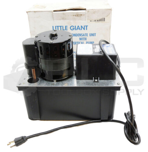 New Little Giant Pump Vcl-45S Condensate Unit W/ Vertical Pump 115V 60Hz 553911