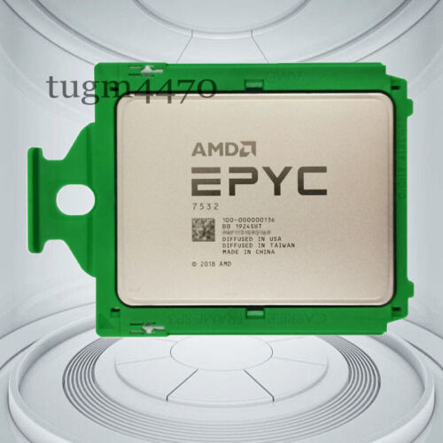 Amd Epyc 7532 Rome Cpu Processor 32 Cores 64 Threads 2.4-3.3Ghz Sp3