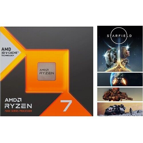 Amd R7 7800X3D Gaming Processor + Starfield Standard Edition (Email Delivery)