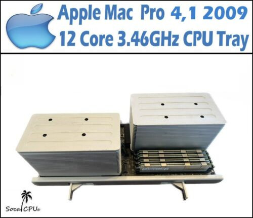 2009 4,1 Upgraded Apple Mac Pro 12 Core Cpu 3.46Ghz X5690 Dual Processor Tray