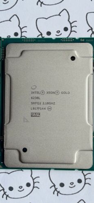 Intel Xeon Gold 6238L/ 6238M Qs  Qs28 Cpu 22-Core 2.1G Server Processor Lga3647