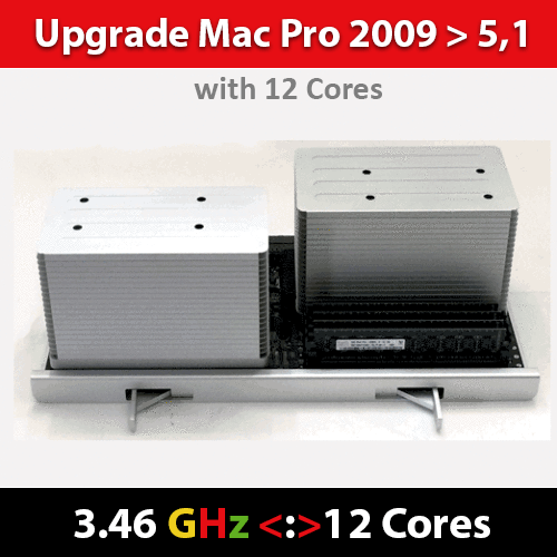 2009 Mac Pro | Cpu Tray | 12-Core 3.46Ghz | Model Id 4,1 5,1 | 96Gb Ram