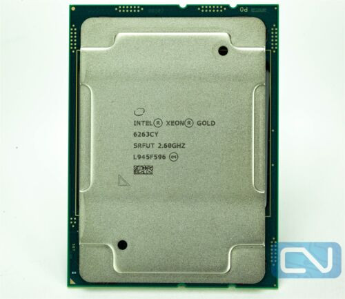 Intel Xeon Gold 6263Cy Srfut 2.6Ghz 335 Mb 24 Cores Lga 3647 B Grade Cpu