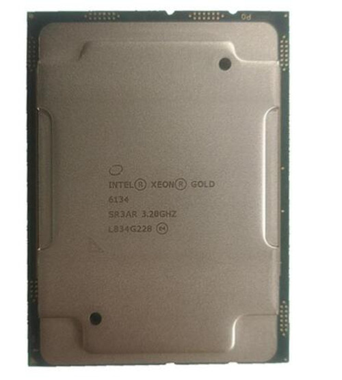 Intel Xeon Gold 6134 Sr3Ar  Processor 24.75M Cache 3.20Ghz 8-Cores 130W Lga3647