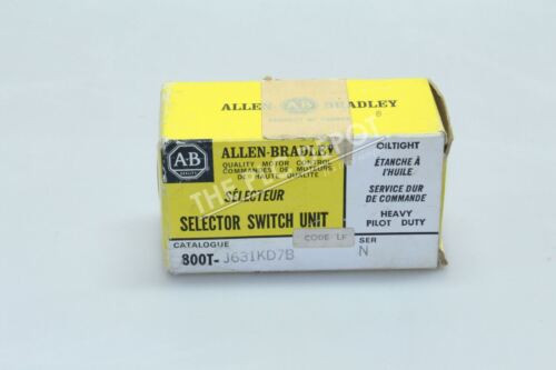 New Allen Bradley 800T-J631Kd7B Selector Switch Keys J631Kd7