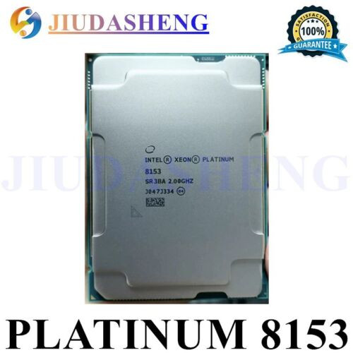 Intel Xeon Platinum 8153 2.0Ghz 16 Core 22Mb 125W Lga-3647 C621 Cpu Processor