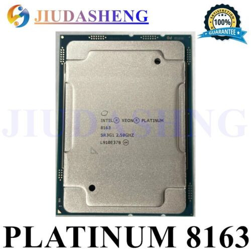 Intel Xeon Platinum 8163 Processor Sr3G1 2.5Ghz 24Core 48Threads Lga3647 Cpu