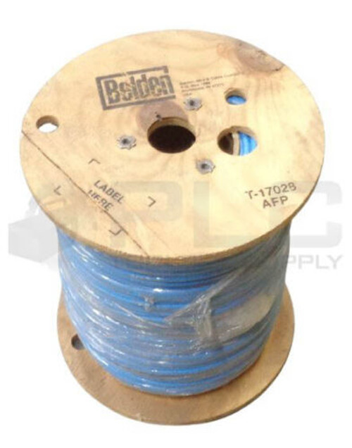 New Roll Of 1000 Ft Belden T-17028 Afp Wire Cat5 Cmp/Ft6, Blue, 305 Mtr