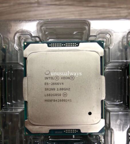 Intel Xeon Processor E5-2666 V4 Sr2N9 2.8Ghz 12Cores 24Threads Lga2011