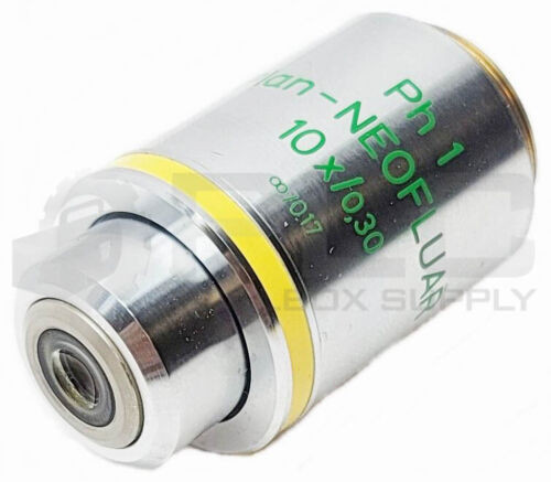 Carl Zeiss 10X/0,30 Ph1 Plan-Neofluar Microscope Lense 44 03 31 8-/0.17