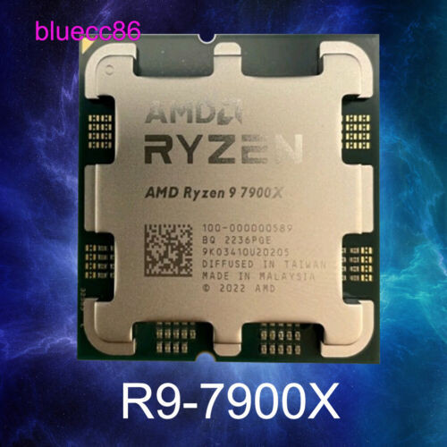 Amd Ryzen 9 7900X Am5 Cpu Processor 4.7 Ghz 12-Core 24Thread 64Mb 170W R9-7900X
