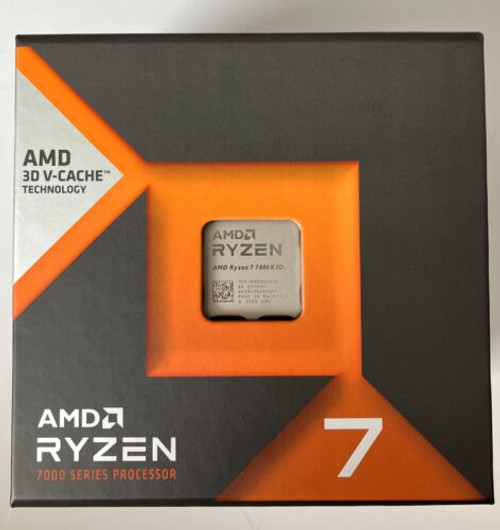 New & Sealed Amd Ryzen 7 7800X3D Am5 4.2Ghz/5.0Ghz 8-Core/16-Thread Processor