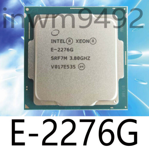 Intel Xeon E-2276G 3.8-4.9Ghz 6C 12M Srf7M Lga1151 Cpu Processor Official Versio