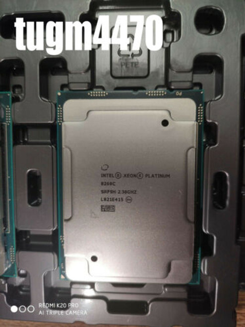 Intel Xeon Platinum 8260C Qs Srf9H 2.3Ghz Lga3647 Server Processor Cpu