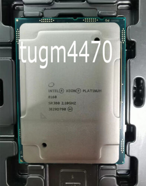 Intel Xeon Platinum 8160 Cpu Processor Sr3B0 24-Core 2.10Ghz 150W Lga-3647