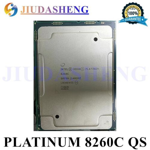 Intel Xeon Platinum 8260C Qs 24-Cores 48-T 2.30Ghz Lga-3647 Cpu Processor 165W