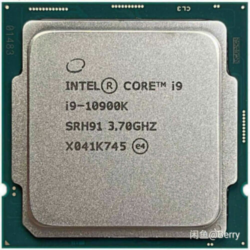 Intel Core I9-10900K 3.7-5.3Ghz 10 Cores 20 Threads 125W Lga1200 Cpu Processor