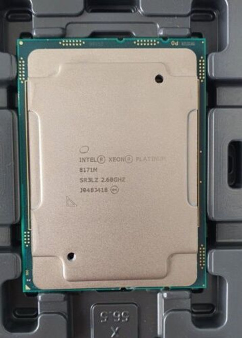 Intel Xeon 8171M Sr3Lz 26 Platinum-Core 2.60Ghz 35.75Mb Lga-3647 205W Ddr4