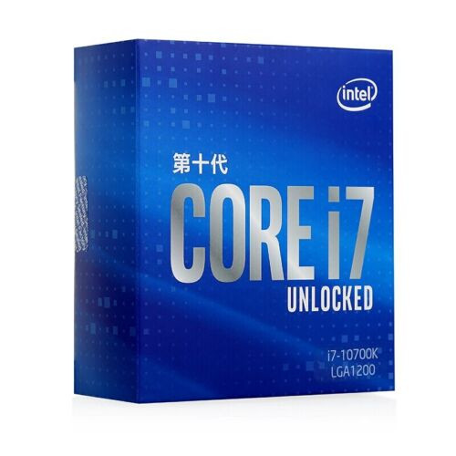 Intel Core I7 10700K 3.8Ghz Eight-Core 16-Thread Cpu Processor L2=2M L3=16M 125W