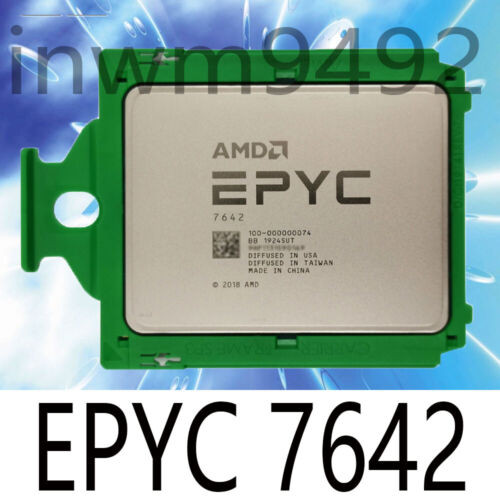 Amd Epyc  7642  2.3Gh 48 Core 96 Threads 225W  Cpu Processor