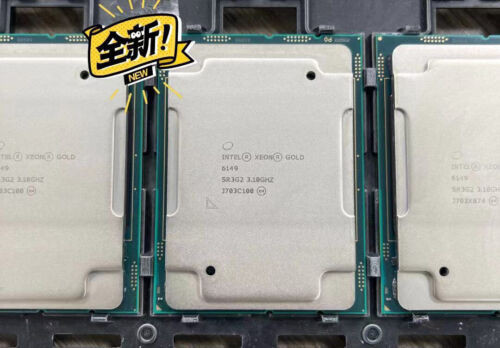 Intel Xeon Gold 6149 Cpu Processor 3.10 Ghz 16-Core Sr3G2 Lga-3647 C621 Server