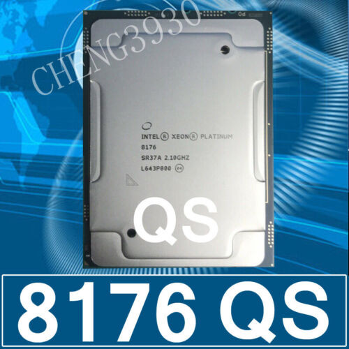 Intel Xeon Platinum 8176 Qs Cpu 28 Core 2.1Ghz Qmq3 Sr37A Cpu Processor