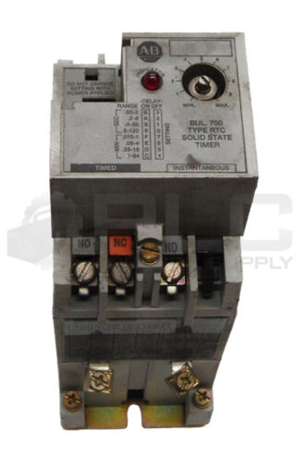 Allen Bradley 700-Rtc1011Ou1 /A Solid State Timer Relay 110-120Vac Read