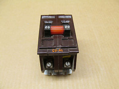 1 WADSWORTH A220NI 20 AMP 2 POLE 120/240 VAC CIRCUIT BREAKER