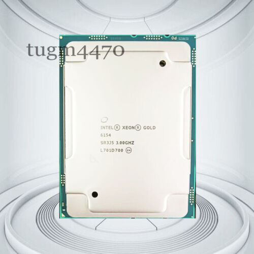 Intel Xeon Gold 6154 Cpu 3.00Ghz 18 Core 24.75Mb 200W Lga-3647 Server