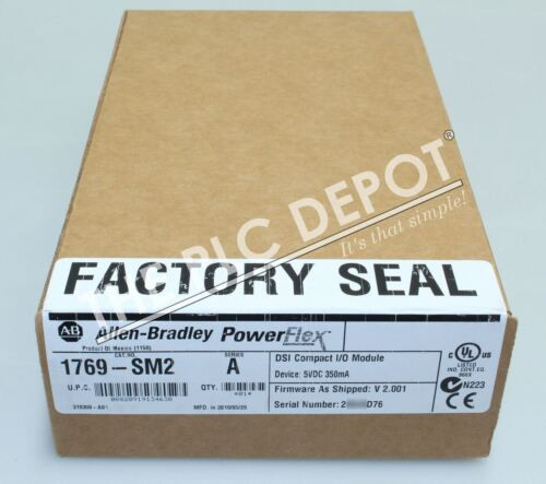 2019 Sealed Allen-Bradley 1769-Sm2 /A Dsi Compact I/O Module
