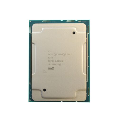 Intel Xeon Gold 6240 Cpu Processor 18 Core 2.60Ghz 24.75Mb L3 Cache 150W Srf8X