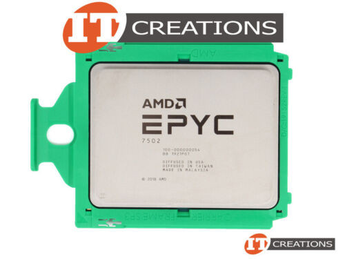 2Nd Gen Amd Epyc 32 Core Processor 7502 2.5Ghz 180W Sp3 Cpu 100-000000054-Dell