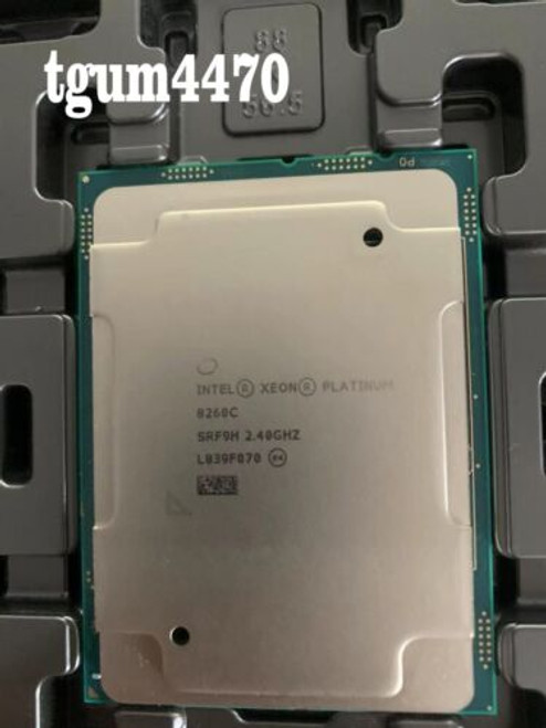 Intel Xeon Platinum 8260C Cpu Qs Version 24 Core 2.4G Step 6 Server Processor