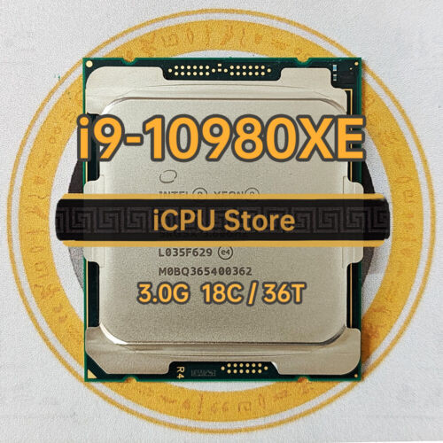 Intel Core I9-10980Xe Srgsg 3.0Ghz 18Core 36Thread 24.75Mb 165W Lga2066 X299 Cpu